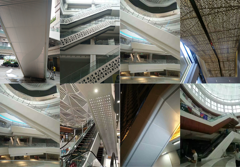 鋁板沖孔板包電梯